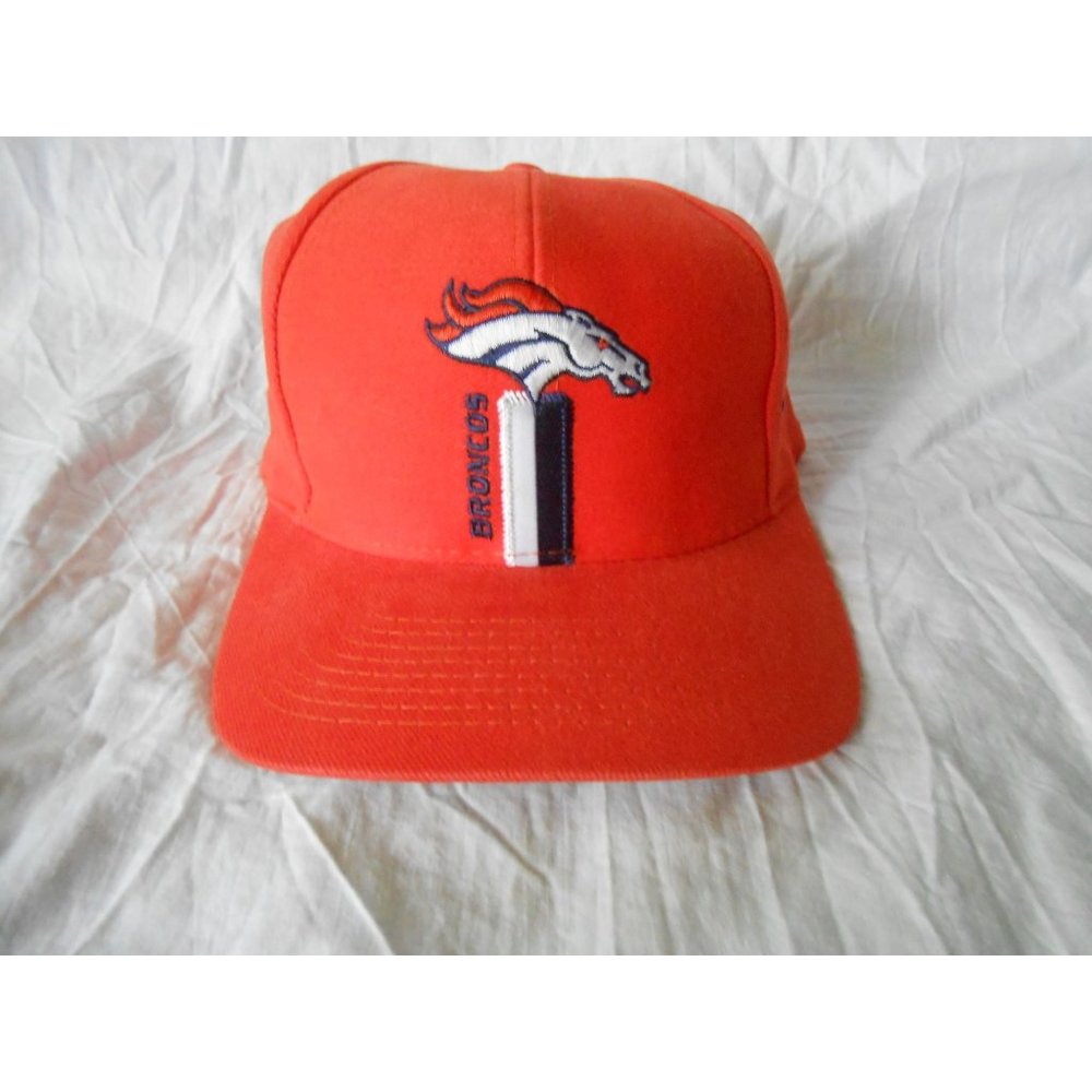 NEW‎ LOGO 7 Snap Back NFL Football Denver Broncos Baseball Hat Cap OSFM Orange!